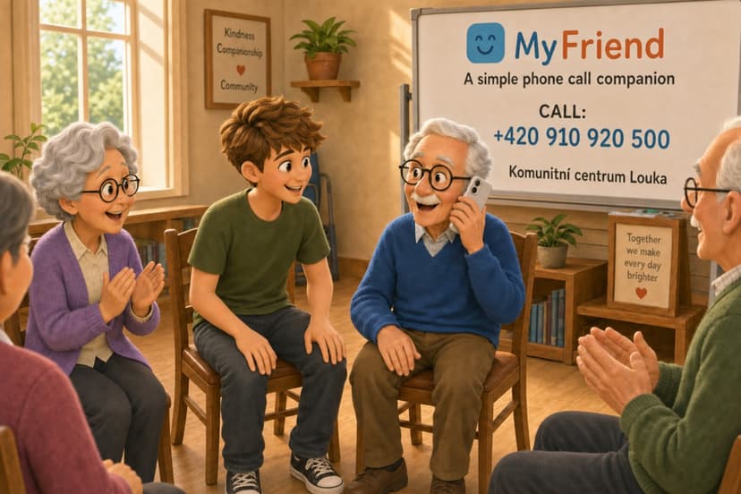 Akce DigiPřítele v domově seniorů v Praze